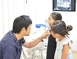 お子様が虫歯になった際に